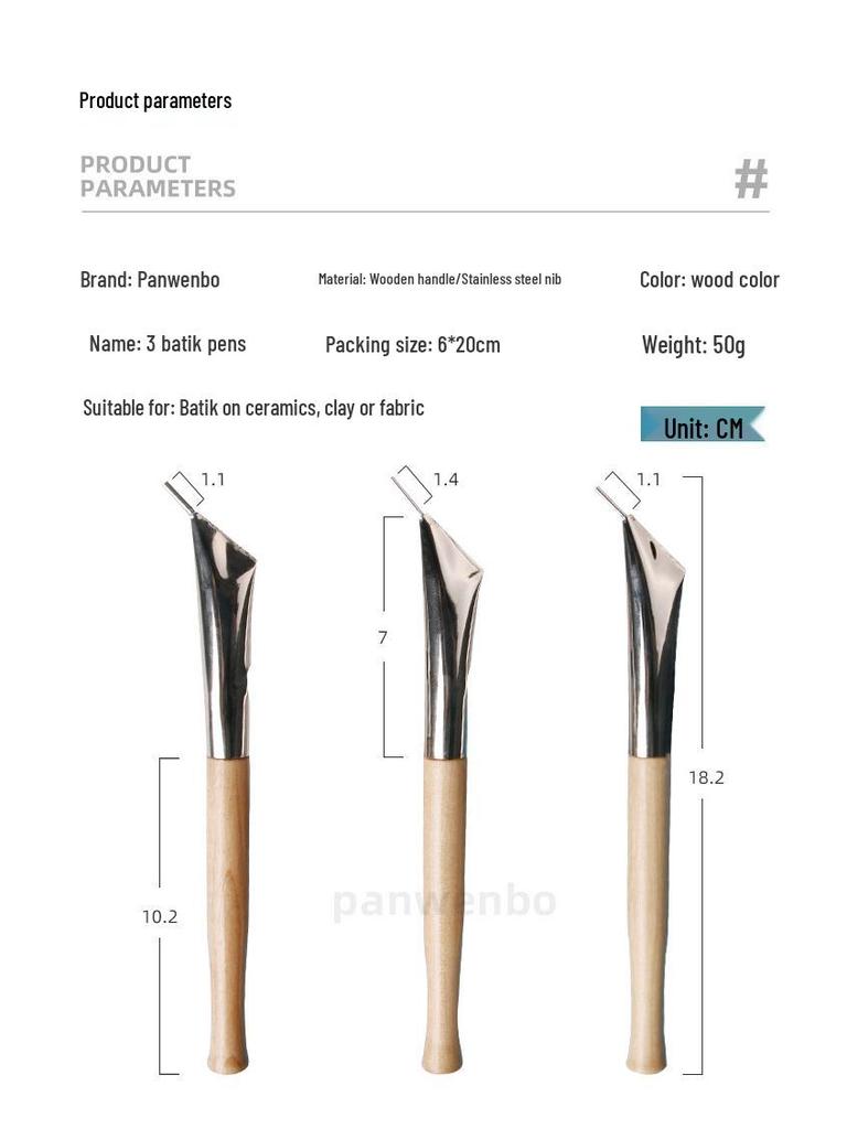 Batik Pens & Polymer Clay Tools for Creative DIY Sculpture