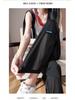 Women's Quick-Dry Ice Silk Drawstring Harem Pants - Loose, Cuffed, Slimming Nine-Point Running & Fitness Pants for Summer