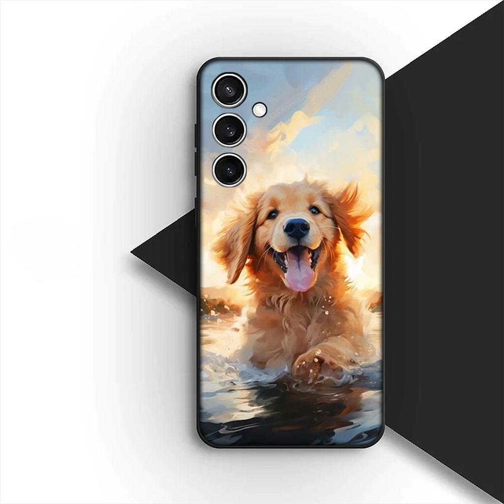 Golden Retriever Dog for Samsung Galaxy Note 20 Ultra 10 8 9 S10 Plus Lite S8 A70 A24 A25 S10E A21S A37 A57 A51 A7 Phone Case