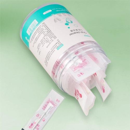 Soft Gauze Toothbrush with Baby Tongue Cleaner | Portable Baby Toothbrush for Toddlers - Gentle On Clean Skin, Individually Wrapped, for Boys and Girl