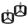 Enlee 2pcs Mountain Bike Pedals NonSlip DU Bearing Lightweight Bicycle Platform Flat Pedals(Black )
