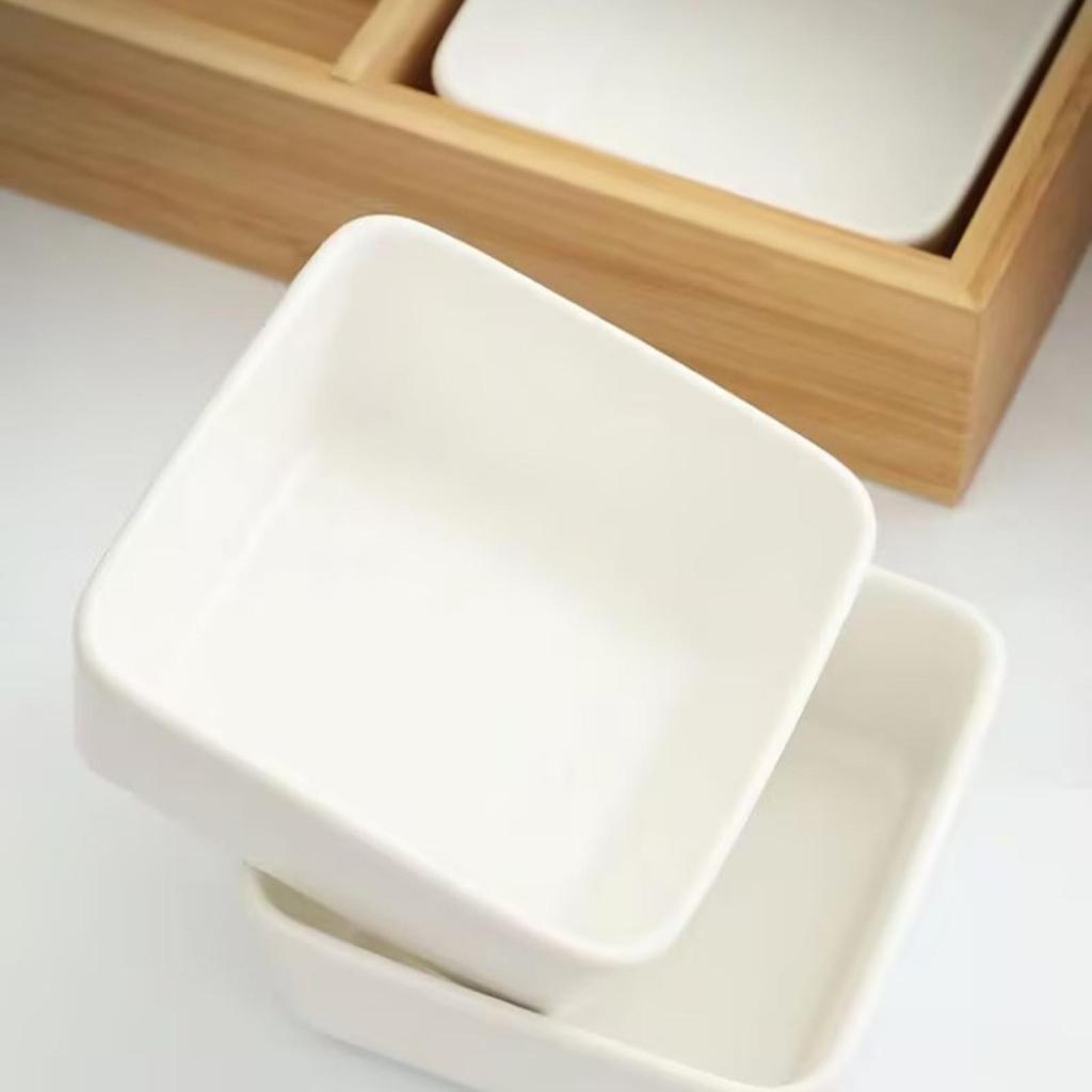 Divided Serving Platter Appetizer Tray with Storage Removable Snack Dishes for Candy