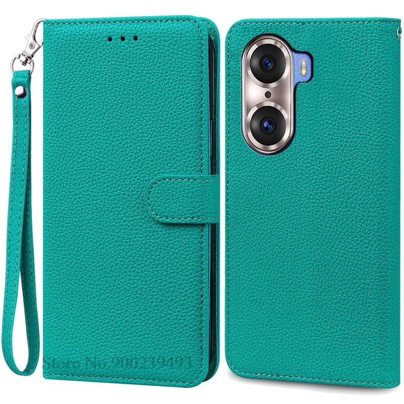 For Honor 60 Pro Case Honor 60 Case Silicone Soft Leather Flip Case For Honor 60 Pro Wallet Cover Phone Fundas Coque