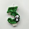 Panda Digital Candle Cute Panda Birthday Cake Party Candle Independent Packaging Simple Transparent