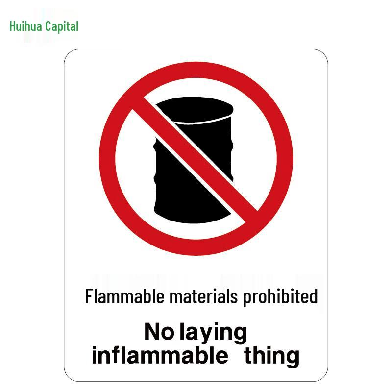 HUIHUADU ABS Construction Site & Fire Safety Warning Signs 250x315mm