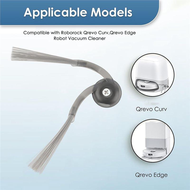 A78E-For Roborock QV 35A/QV 35S/Q10 S5/Q10 X5/Q7 M5/Qrevo Curv/S5X Replacement Side Brushes- QV 35A Robot Vacuum Cleaner Accesso