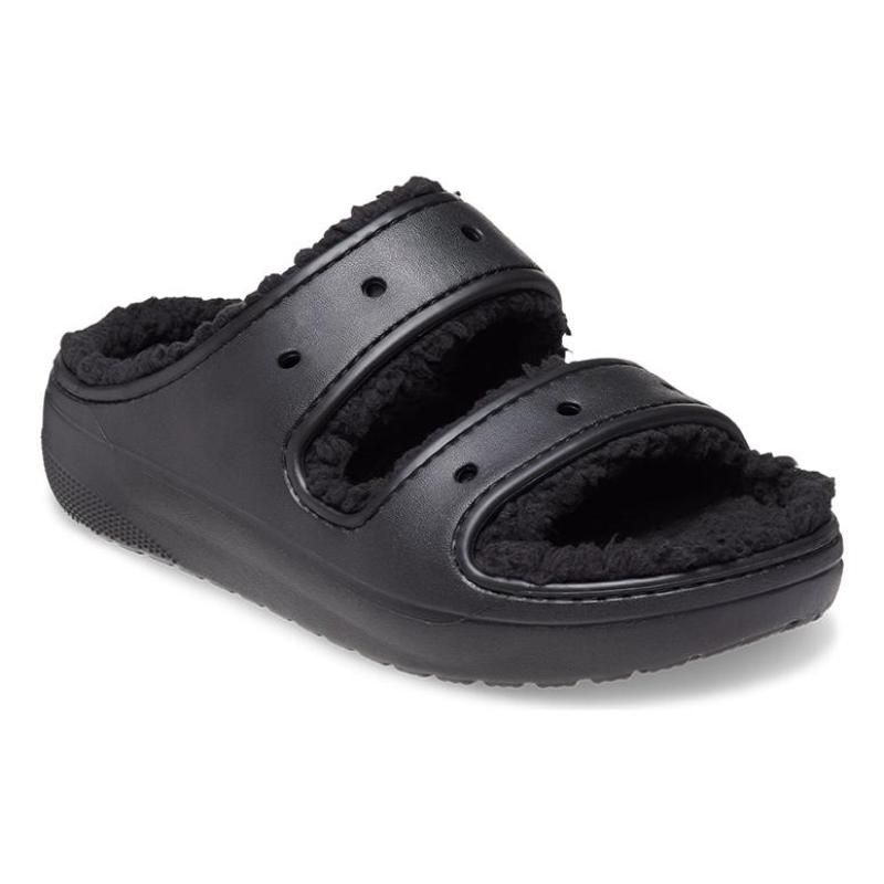 Crocs Classic Cozzzy Sandal Unisex 'Black'