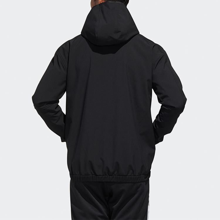 Adidas Essentials Warm Wind Jacket Men Outerwear Black GE0408