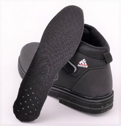 [GOTSURI] Felt Spike Shoes, High-Cut, Velcro Closure, Water-Repellent (Black, Japanese Shoe Sizes, Adult, Length/Dimensions/Weight Range, 25.0 cm, 25.