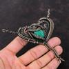 Faceted Zambian Emerald Pendant Copper Wire Wrapped Pendant Handmade Pendant Gemstone Copper Jewelry Engagement Gift Natural Emerald Jewelry