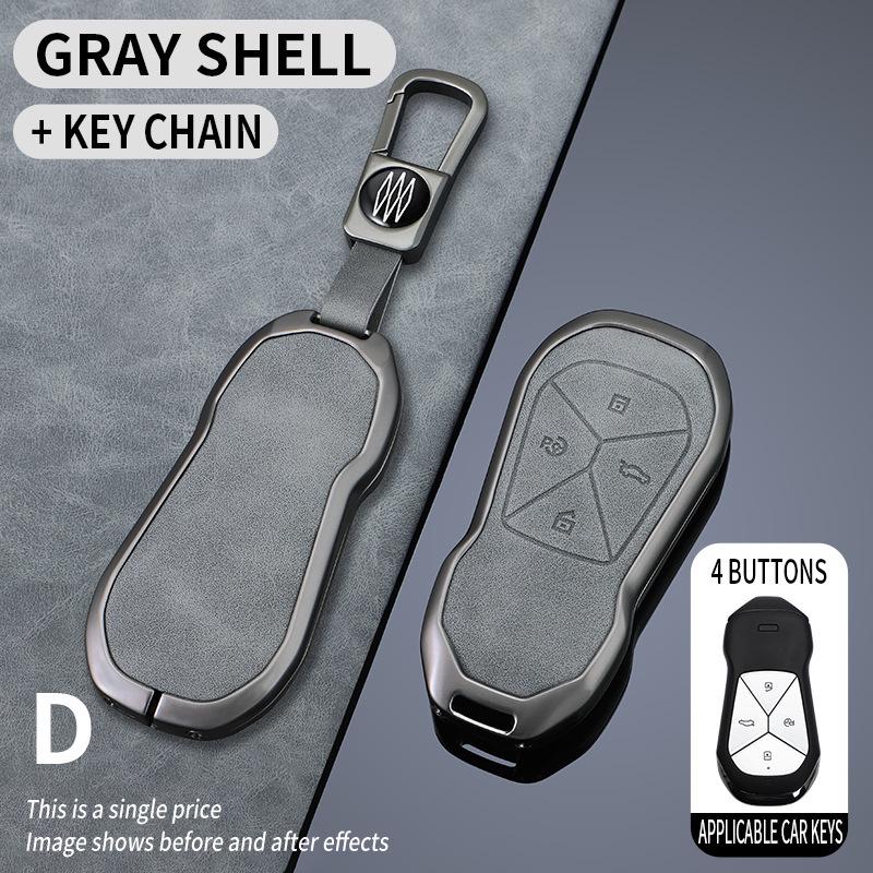 XPeng Car Key Case: Compatible with G3i, G9, G6, P7i Models, Metal Shell for Men & Women