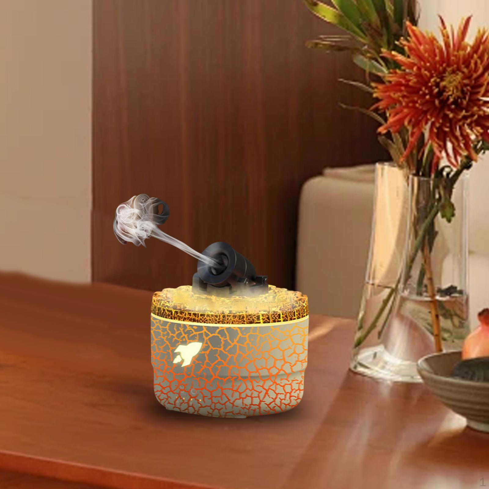 

Essential Oil Diffuser Aroma Desktop Humidifier with Night Light for Nursery белый