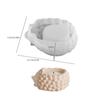 Hedgehog Goldfish Aromatherapy Candle Cup Silicone Mold Drip Glue DIY Stone Pattern Rock Animal Python Gypsum Storage Cup
