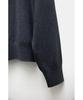YOUTH Hidden Button Round Neck Cardigan - Charcoal Gray