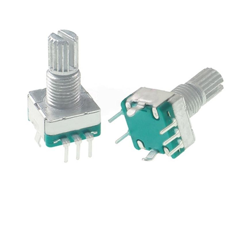 EC11 Rotary Encoding Side Adjustment With 15mm/20mm Plum Blossom Handle For Precise Instrument Control DIY Projects