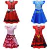 Cartoon Digital Printing Clothing, Middle-Aged And Older Children'S Feifei Sleeve Dress + Pants + Bag