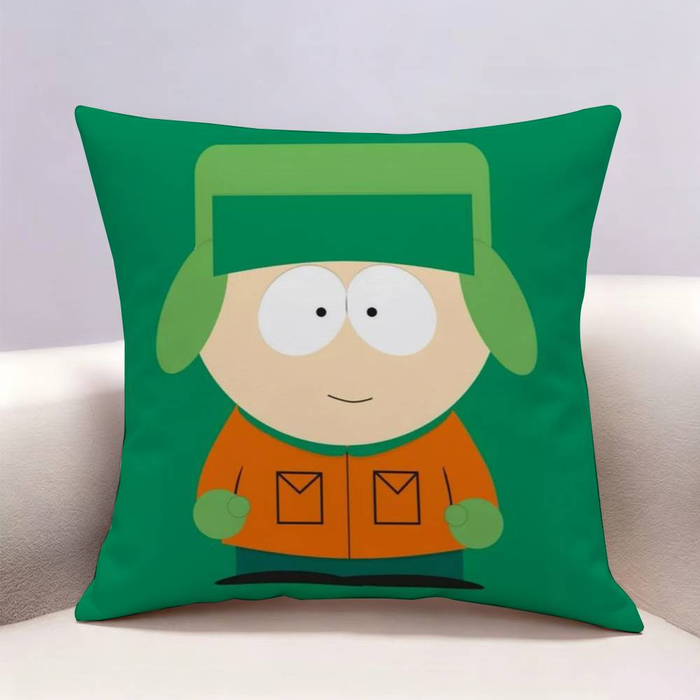 Funny SSouth Park Doublesided print Pillow Case Pattern Printed Pillowcase For Living Room Sofa Cushion Cover