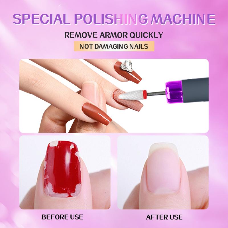 Professional Manicure Pedicure Kit Portable Nail File Cordless 35000 RPM Manicure Machine Electric Nail Drill Machine