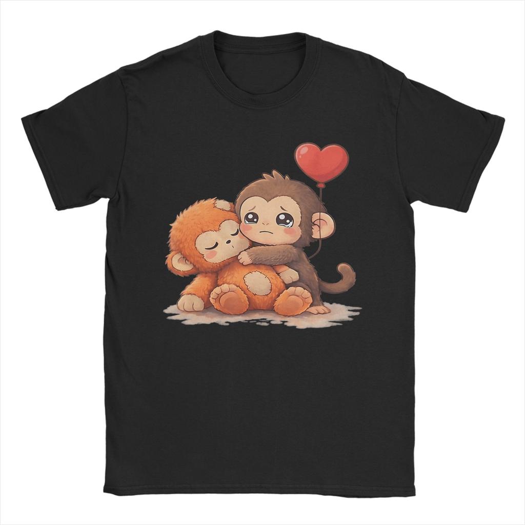 2026 New Baby Monkey Punch Cotton Causal TShirt for Unisex Summer Vintage T Shirts O Neck Novelty Tees Oversize Wholesale Tops