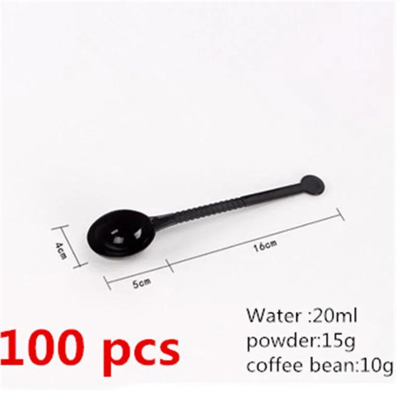 10 Pcs To 100 Pcs 10g Plastic Long Handle Measuring Spoon Milk Powder Espresso Scoop Baking Coffee Milk Tea Measure Baking Tool