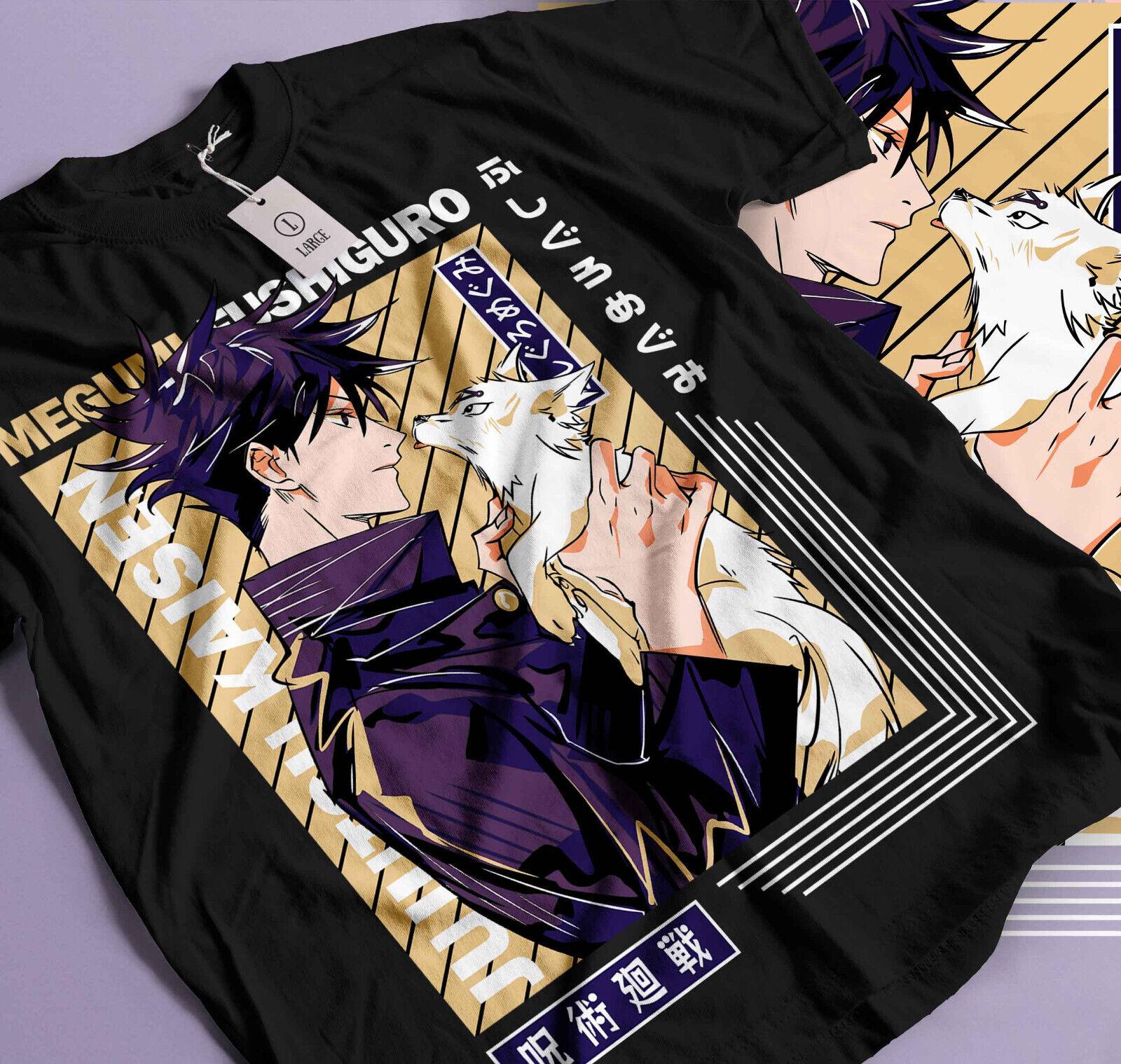 

Jujutsu Kaisen Megumi Fushiguro Kon Divine Dogs,Gift Otaku new Shirt 353 4XL