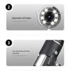 3 in 1 USB Digital Microscope 1600X/1000X/500X LED Magnifier Microscopes  Windows