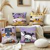 Kissenbezug weich Kissen Kunst Hülle für SRO Sofa Wohnzimmer halloween c-cinnamoroll Zuhause kawaii Dekor Schutzhüllen Cartoon