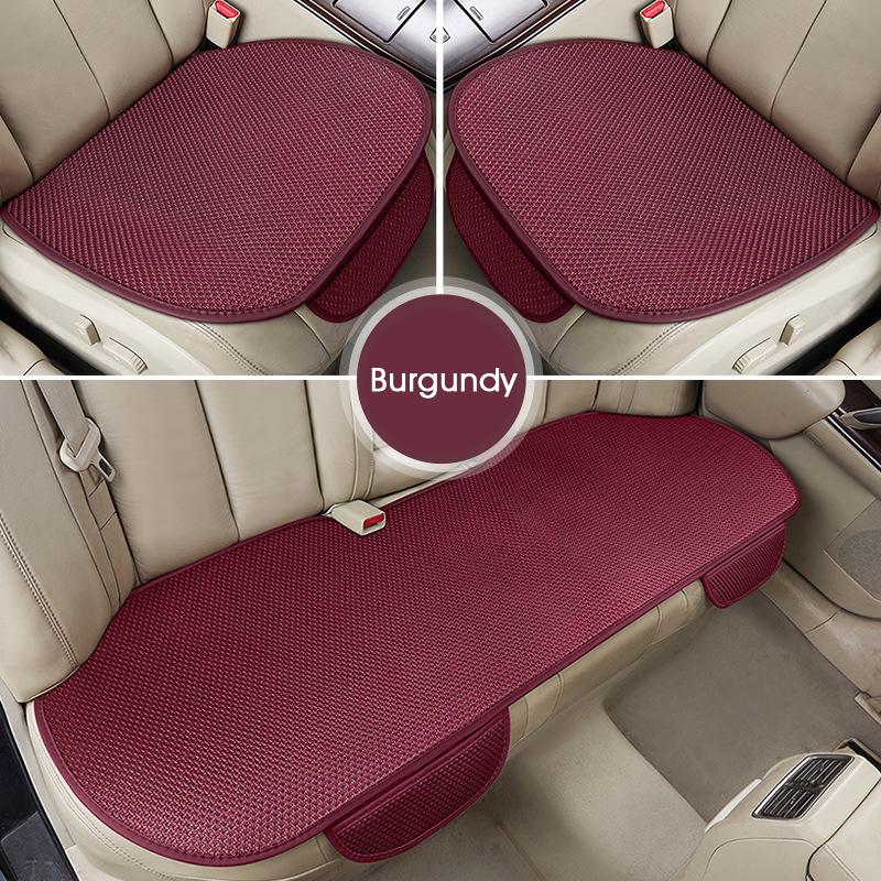 Coprisedile per Auto Estivo Traspirante Seta Ghiacciata Antiscivolo Protezione Sedile Auto Pad Universale per Uomo Donna Accessori Interni Auto