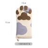 1pc Cute Cat Paws Oven Mitts Cat Claw Baking Oven Gloves Anti-scald Microwave Heat Resistant Insulation Non-slip Cat Paw Gloves