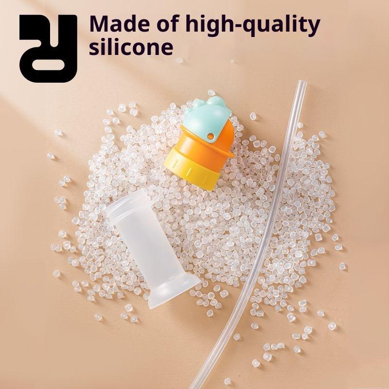 Kids Anti Sip Valve Straw Bottle Lid Detachable Calibers 2.8cm/3.5cm For Beverages Drinking Water Bottles