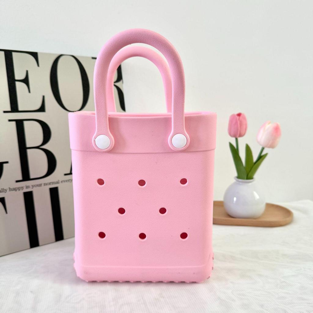 EVA Cartoon Waterproof Hole Bag: Summer DIY Mini Handbag