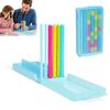 Jeu de société Défi d'empilage 1/2 Jeux de tri de couleurs, Puzzle d'empilage d'anneaux arc-en-ciel pour la coordination œil-main Enfants Adultes, Soirée en famille, Fêtes