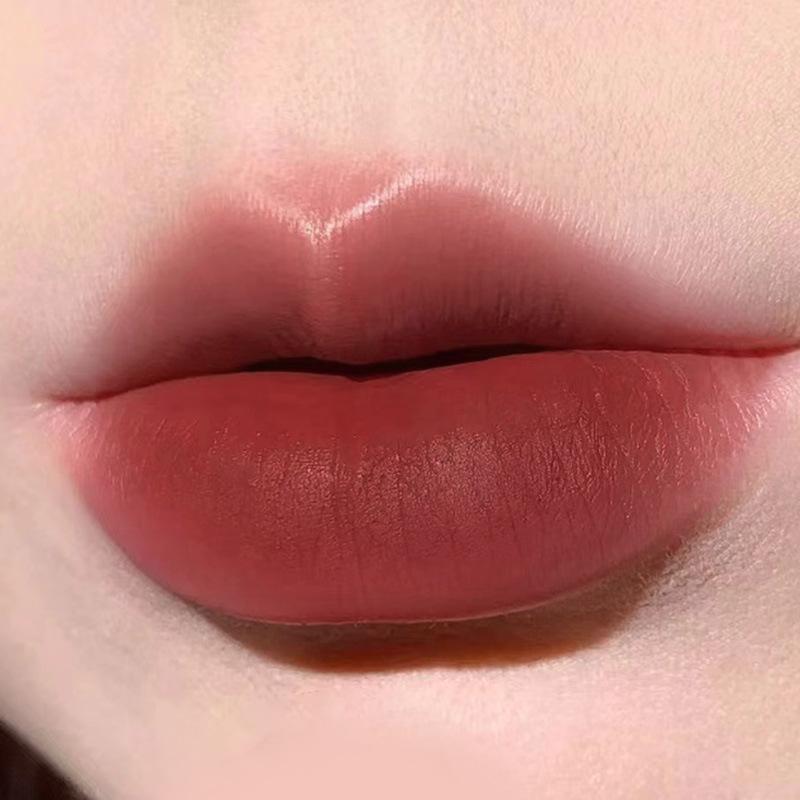 HeroOrange Cold Brown Matte Velvet Lip Glaze: Long-Lasting, Face-Enhancing Student Gloss.