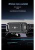 Universal Wireless Car Charger & Phone Holder with Folding Screen and Easy-Press Installation for Air Vent