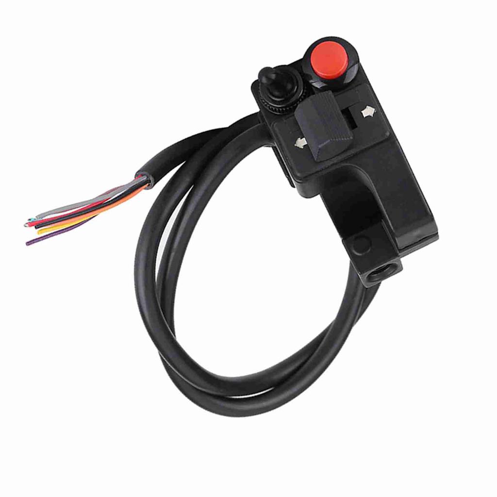 22mm Motorcycle ATV Handlebar Headlight Mount Push Horn Turn Switch for GS