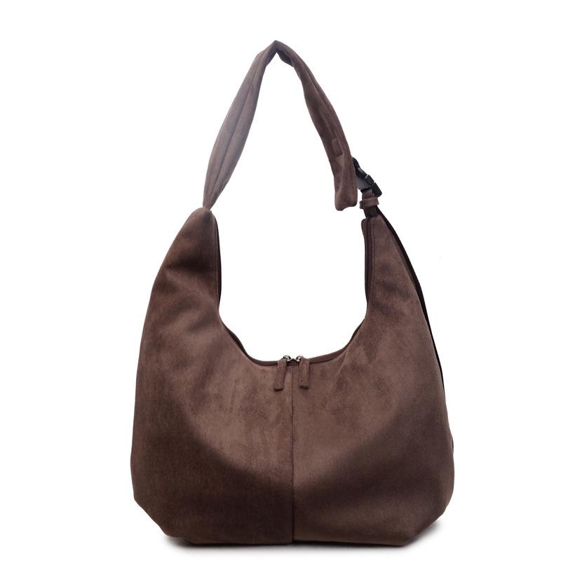 Vintage Large Capacity Women's Tote Bag - Autumn/Winter Minimalist Handbag, Versatile High-End Korean Shoulder Bag