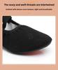 Women's Black Non-Slip Dance Shoes for Ballet & Square Dance, Medium-High Heels