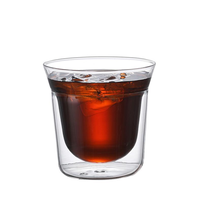 Insulated Double Wall Glass Espresso Coffee Mug Milk Tea Iced Mocha Cup Beer Mug Art Barista Coffee Accessories