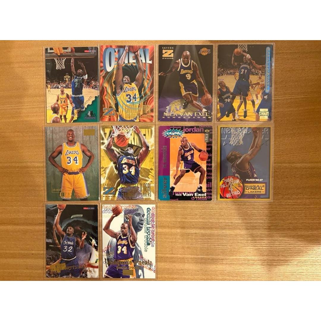 Used NBA Card Shaquille O Neal Kevin Garnett Set of 11