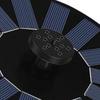 Garden Solar Fountain With Multiple Nozzles Solar-Powered Bird Bath Fountain Pump Stand-Alone Floating Solar Water Pump 13/16/18