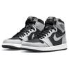 Air Jordan 1 Retro High OG Shadow 2.0 Unisex Sneakers Grey Black Light-Smoke-Grey 555088-035