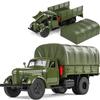 1/32 CA30 CA10 Legierung Taktischer LKW Panzerwagen Modell Metall Militärischer Personentransporter Transportfahrzeuge Modell Sound Licht Spielzeug
