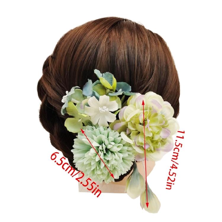 Chinese Style Hair Stick Simulation Flower Hair Pin Comb and Stick Hair Decors