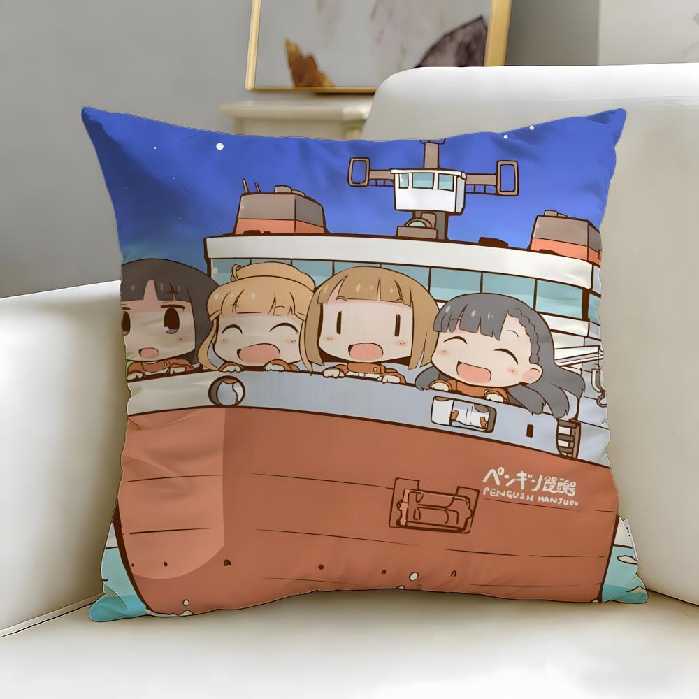 Anime A Place Further Than the Universe Cushion Cover Soft EasyWash Pillow Case Versatile for Couch Bed Travel and Office