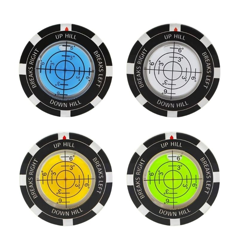 High Precisions Putting Green Golfs Putting Aid Golfs Green Reader Profession Putt Golfs Balls Marker Round Bubble Level