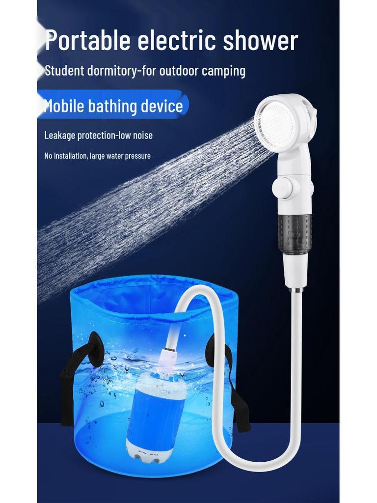 Portable Outdoor Cordless Camping Shower with Automatic Water Pump