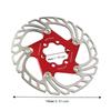 6 Schrauben Rennrad Bremsscheibe Rot Fahrrad Schwimmende Bremsscheibe Fahrrad Bremsen Wartung