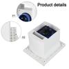 Square Connection Socket for Caravan and Camping IP44 Waterproof 16A 230V External Mains Input for Mobile Homes