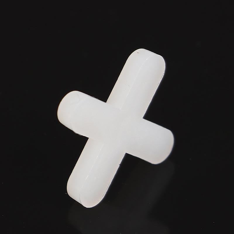 500Pcs 1/1.5/2/2.5/3/5Mm Ceramic Tiler Spacer Cross Plastic Tile Plumber Reuseable Leveling System Construction Tools