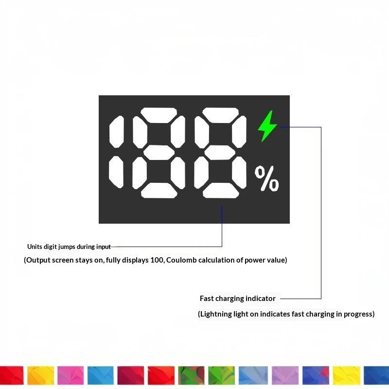 DIY Průhledný Držák 4*21700 Power Banky Přenosný Externí Bateriový Pack S LED Displejem Pro Android Telefony